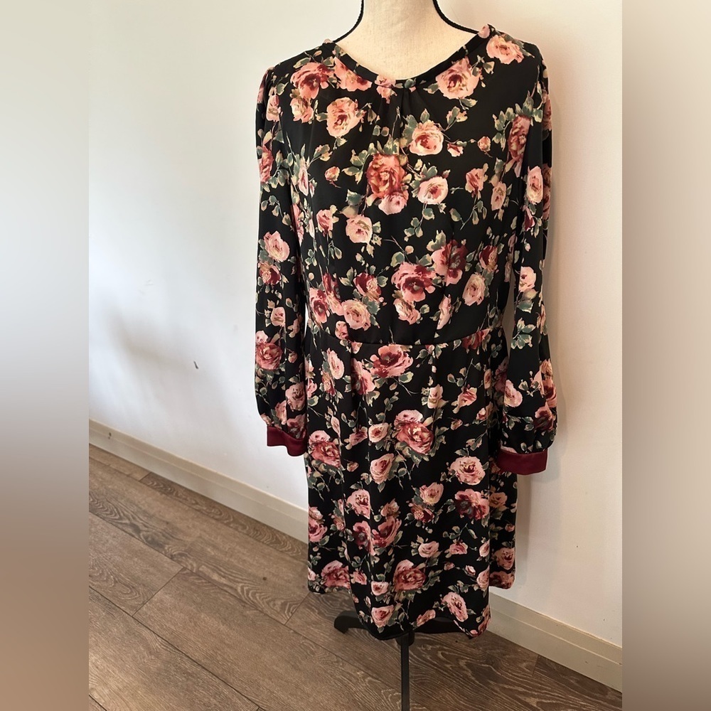 Ecclesia by Cecilia floral  dress wedding bridesmaid SZ L